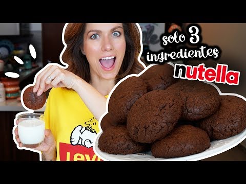 GALLETAS DE NUTELLA con 3 INGREDIENTES | DACOSTA'S BAKERY