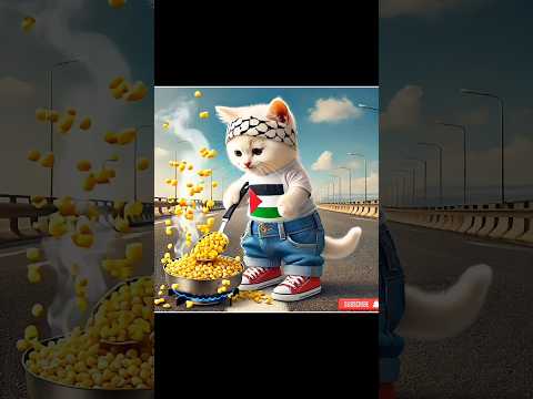 Kucing goreng jagung #funny #cat #talkingtom #comedy #cartoon #catlover #lucukucing #kucinglucu