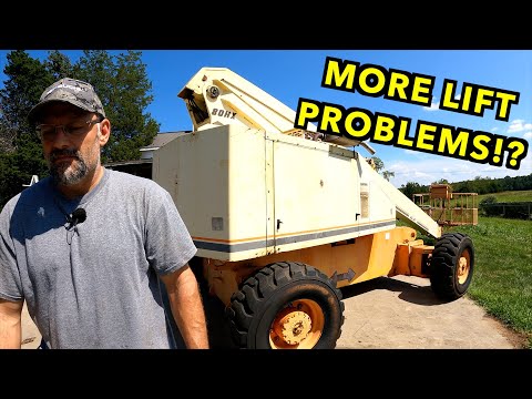 Broken Boom Lift. Diagnosing & Rebuilding The Master Cylinder. JLG 80 HX