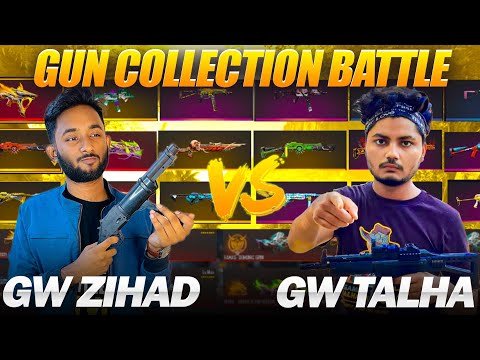 Talha ভাই কি পারবে আমার Gun কালেকশনের সাথে টেক্কা দিতে 😵 | Collection Battle With Gaming With Talha🔥