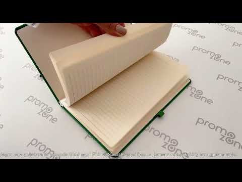 13 x 21 cm Termo PU Sert Kapaklı Tarihsiz Defter, 224 Sayfa, 70 gr Ivory Krem Çizgili İç Kağıt, Esnek Kapak Lastikli, Kalem Tutuculu Promozone