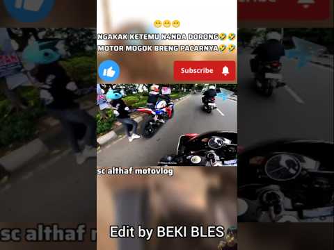 KTEMU N4ND4 DORONG2 MTR MOGOK BRENG PACARNYA, APES KEN4 KARMA!! #shortvideo #viralvideo #motovlog