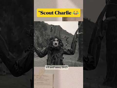 Skout Charlie Chaplin 😂 | War Spy Story 🎖️#charliechaplin #comedyshorts