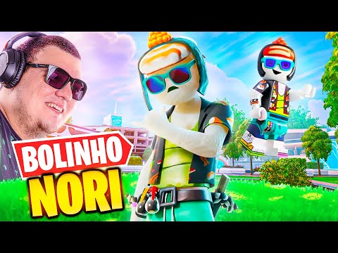 Fortnite lançou a SKIN do NORI! Um bolinho de arroz no campo de batalha! 😂🍙