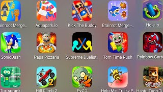Roblox,TOX SPLANKI’S,Escape Papa Pizza's,Supreme Duelist,Hantu Brainrot Sahur 3D,Kick The Buddy.....
