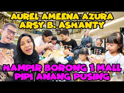 PIPI ANANG SIBUK JAGAIN AMEENA AZURA DI MALL, AUREL HAPPY!!