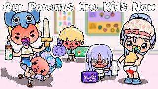 Triplets Take Care Of Baby Parents 👶🏻✨ Toca Life Story | Toca Boca