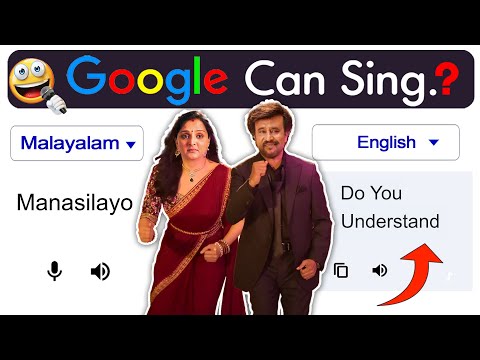 Google sings MANASILAAYO song  - Vettaiyan | Google Translate Version🤖