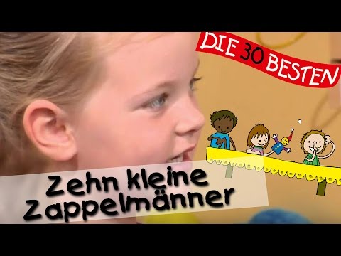 👩🏼 Zehn kleine Zappelmänner  - Singen, Tanzen und Bewegen || Kinderlieder