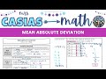 Mean Absolute Deviation and Data Analysis