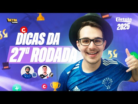 DICAS #27 RODADA | CARTOLA FC 2025 | CRUZEIRO PRA MITAR?!