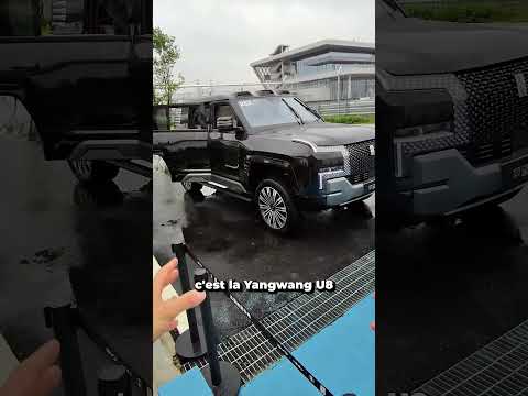 Une voiture qui peut carrément rouler dans l'eau ?!  #automobile #byd  #yangwangu8  #shorts