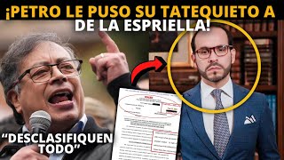 ¡SE PRENDIÓ ESTO! Petro le puso su TATEQUIETO a Abelardo de la Espriella "Desclasifiquen todo"