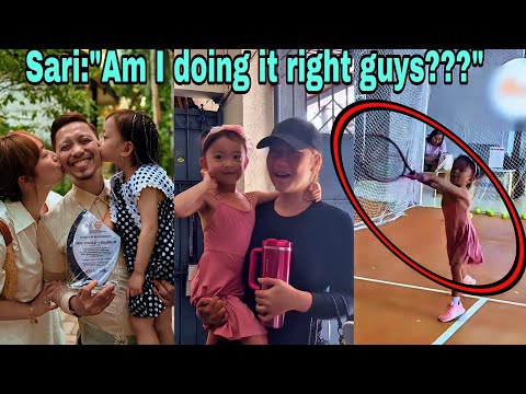 OMG! Anak ni Jhong Hilario na si Sarina GANITO na Kagaling Mag-Tennis