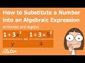 Evaluating Algebraic Expressions through Substitution