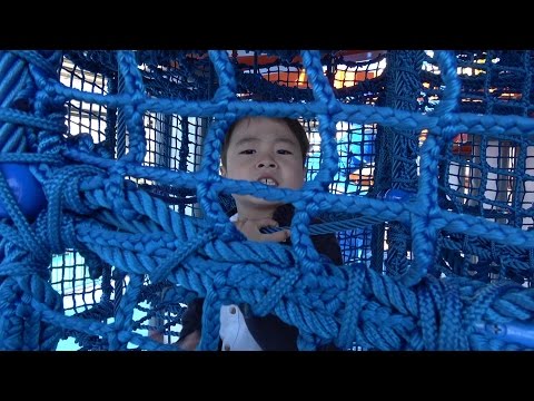 ザ・ワーフ船の公園で遊んだよ♫