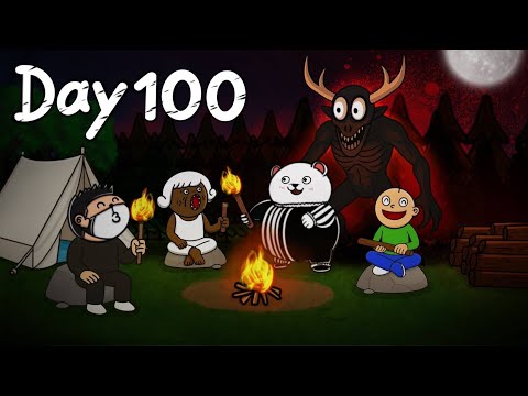 เอาชีวิตรอด 100 วันในป่าดงดิบ!🌲Roblox