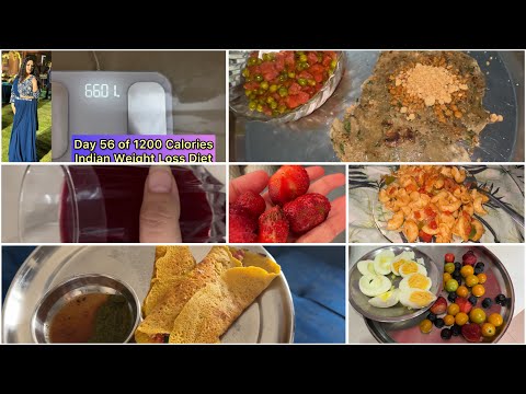 Day 56 of 1200 Calories Indian Weight Loss Diet | What I eat in a day | Indian Vegetarian Egg Diet