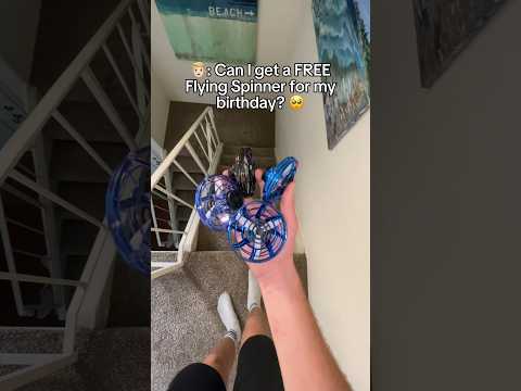 He wanted a FREE spinner for his birthday… 🥰🥳