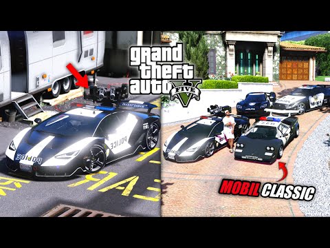 MANTAP !!! Aku Menemukan & Koleksi Semua Mobil POLISI SUPERCAR Terkeren Di Kota GTA 5 MOD