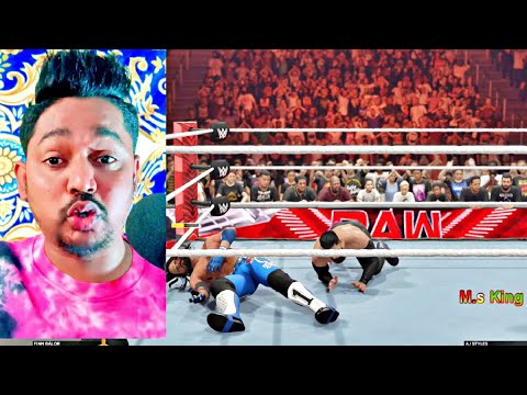 WWE 2K24 | Finn Balor vs Aj Styles Full Match on Monday Night Raw in Hindi Gameplay