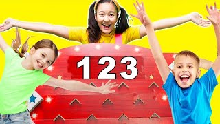 Juego de Revelar mágenes misteriosas | Programa de juegos Ellie Sparkles para niños y niños pequeños