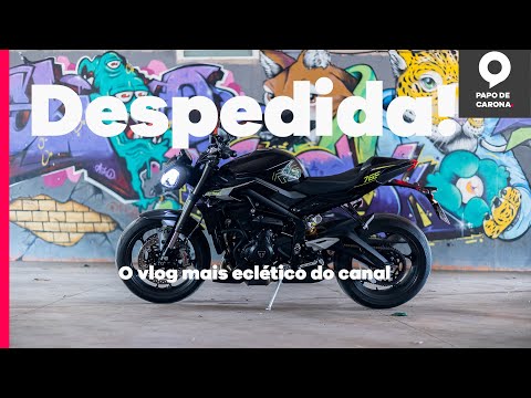 Despedida da Street Triple // Falei sobre um bocado de coisa // VLOGÃO DO PAPO