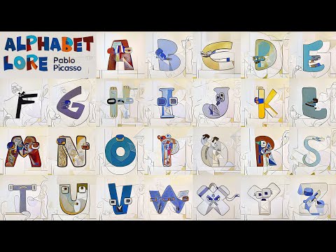 Complete Alphabet Lore Art A to Z by Picasso