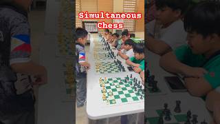 Simultaneous chess exhibition♟️❤️🔥 #chess #chessgames #games #boardgames