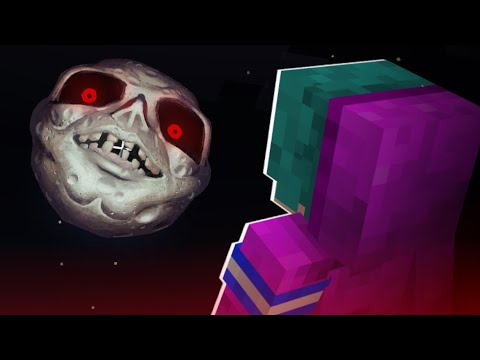 Pasé 1 Noche con la LUNA DE S4NGR3 en Minecraft…