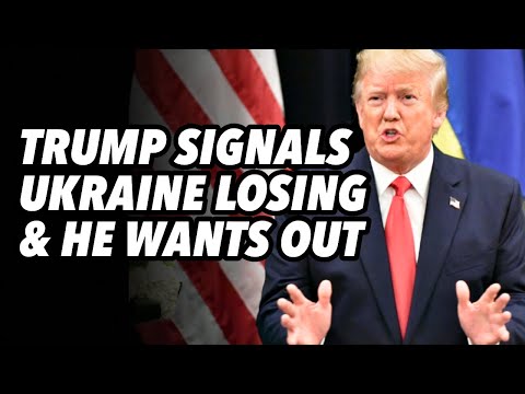 Trump signals Ukraine is losing and he wants to blame EU