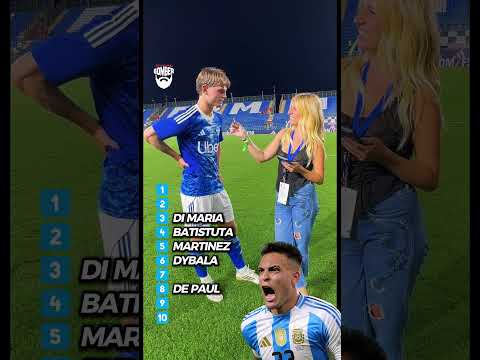 TOP10 CALCIATORI ARGENTINI CON NICO PAZ