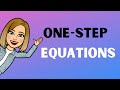 Solving One-Step Equations