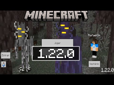 COMO TER ATUALIZAÇÃO DO MINECRAFT PE 1.22 - Minecraft Bedrock 1.22