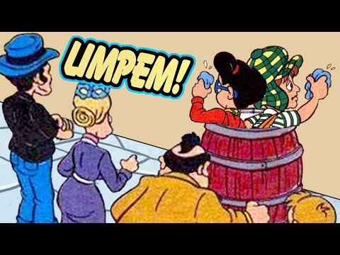 CHAVES E CHIQUINHA VÃO LIMPAR A VILA TODA | GIBI CHAVES E CHAPOLIN
