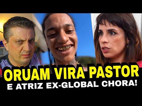 MILAGRE! Oruam vira pastor e começa a pregar para seus seguidores e atriz ex-global chora