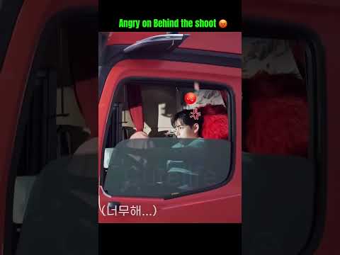 Tae Angry vs cute  acting on shoot ?