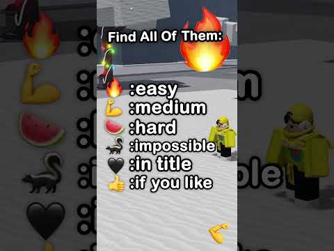 FIND EVERY EMOJI..๐คซ ๐ค ๐ค #roblox #shorts