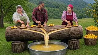 Making Lemon Juice With a Giant Wooden Press!
