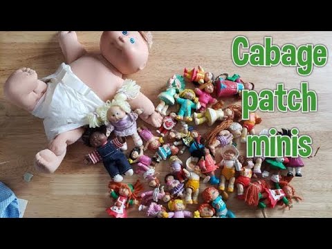 Te muestro mi pequeña colección de cabbage patch minis