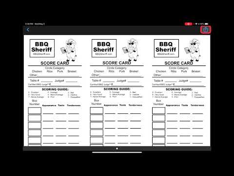 Printable Bbq Score Sheet 09/2021