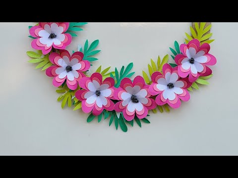 best wall hanging craft ideas | beautiful wallmate with paper | best wall decor ideas