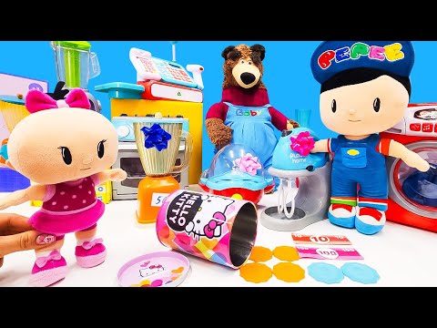 Pepee izle! Pepee ve Bebe, Koca Ayı'nın mağazasından Annelerine hediye alıyor!