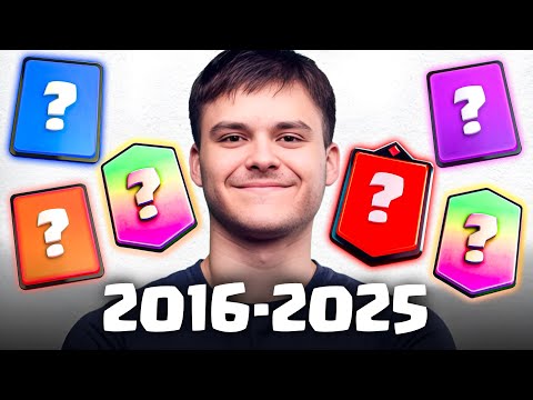 I TESTED the BEST Deck from Every Year in Clash Royale