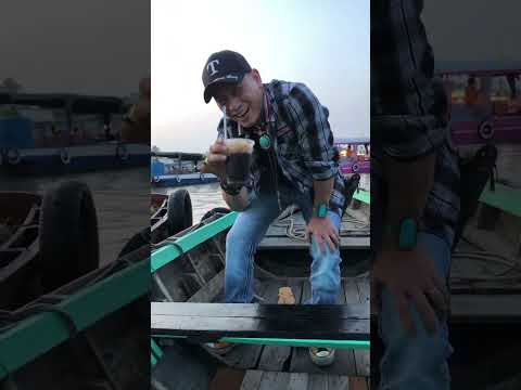 Ăn Sáng trên Sông chợ nổi CÁI RĂNG Cần Thơ ! @LamCatBui