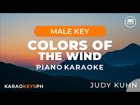 Colors Of The Wind – Judy Khun (Male key – Piano Karaoke)