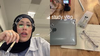 last ever productive study vlog as a senior in uni