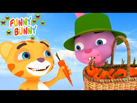 Helping Song | Nursery Rhyme & Kids Song - Funny Bunny Animation Compilation