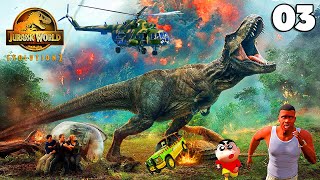 Franklin and Shinchan Build New Jurassic Park || PART 3 || Jurassic World Evolution 2