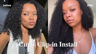 Installing Curly Clip-in Extensions - 3c/4A ft. Curls Queen